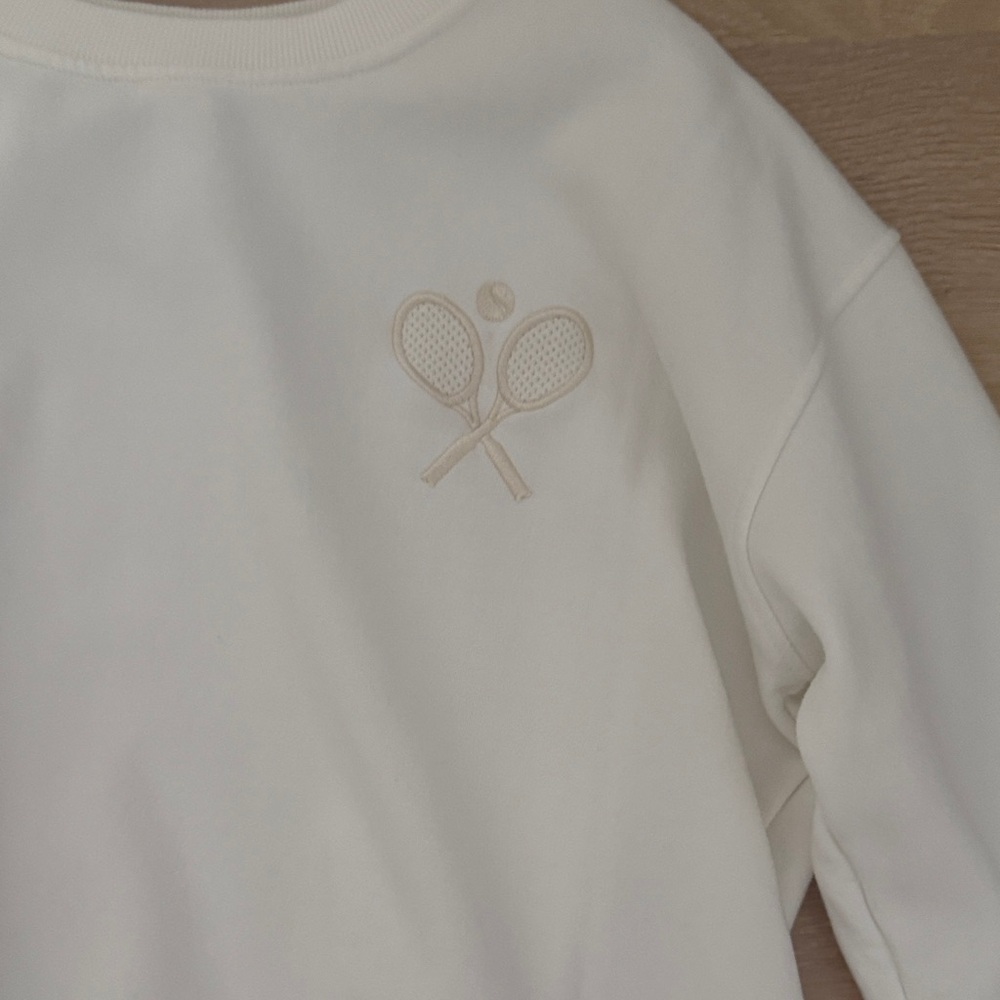 Courtlife Tennis Embroidered Sweatshirt - Picture 3 of 4